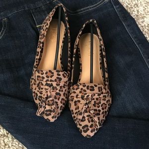 Animal print ballet flat- new w/ tags